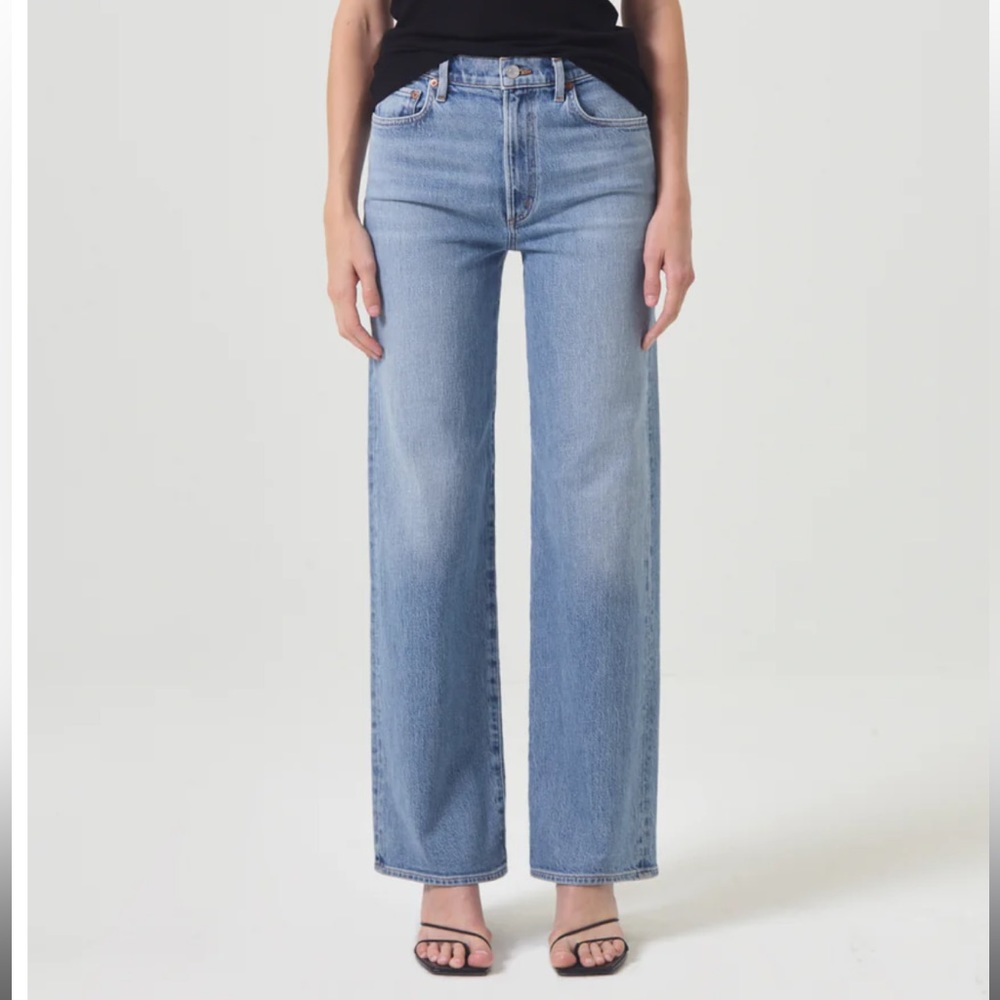 NWT AGOLDE HARPER STRAIGHT JEAN in Flash